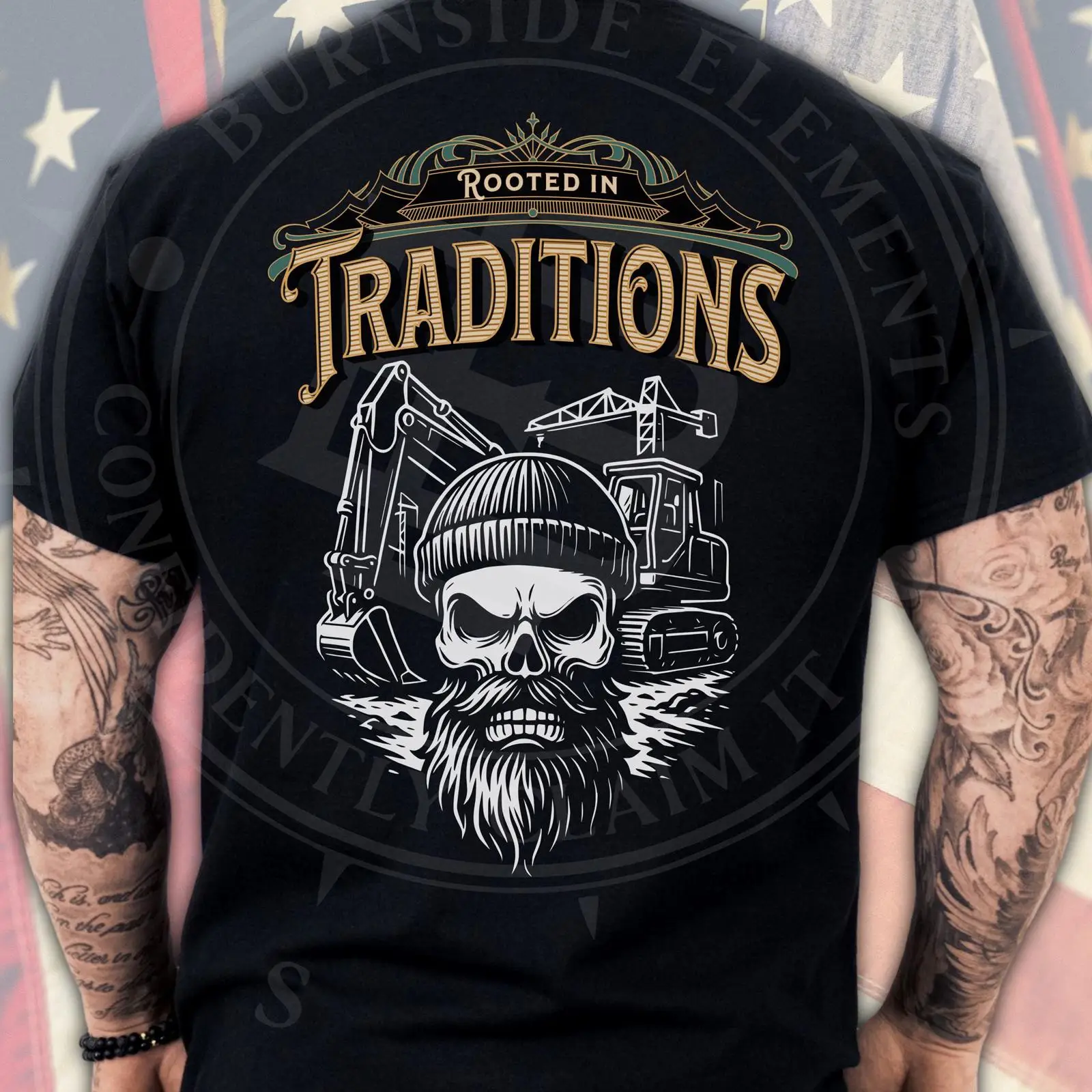 Heavy Equipment Washing - Kaos Operator Peralatan Berat, Warna Biru,