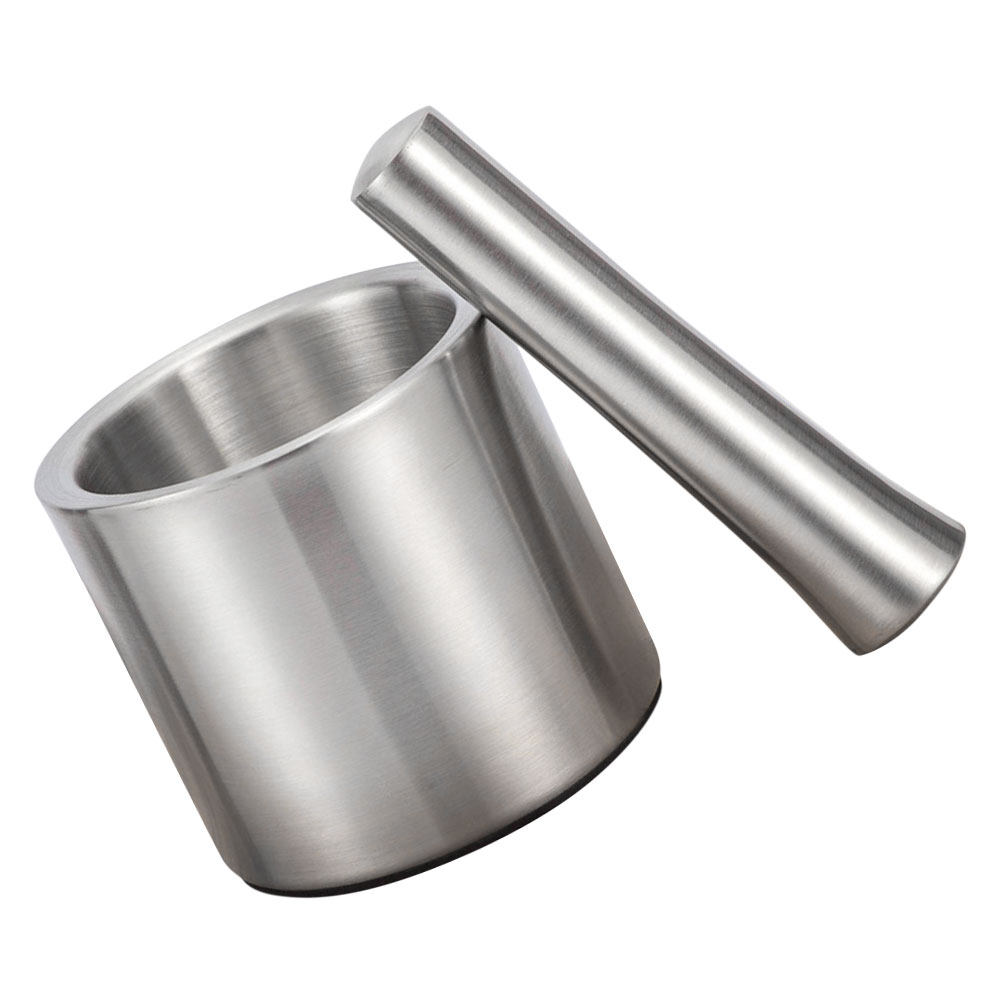Heavy Equipment Grinder - 1Set Set Mortar dan Pestle Baja