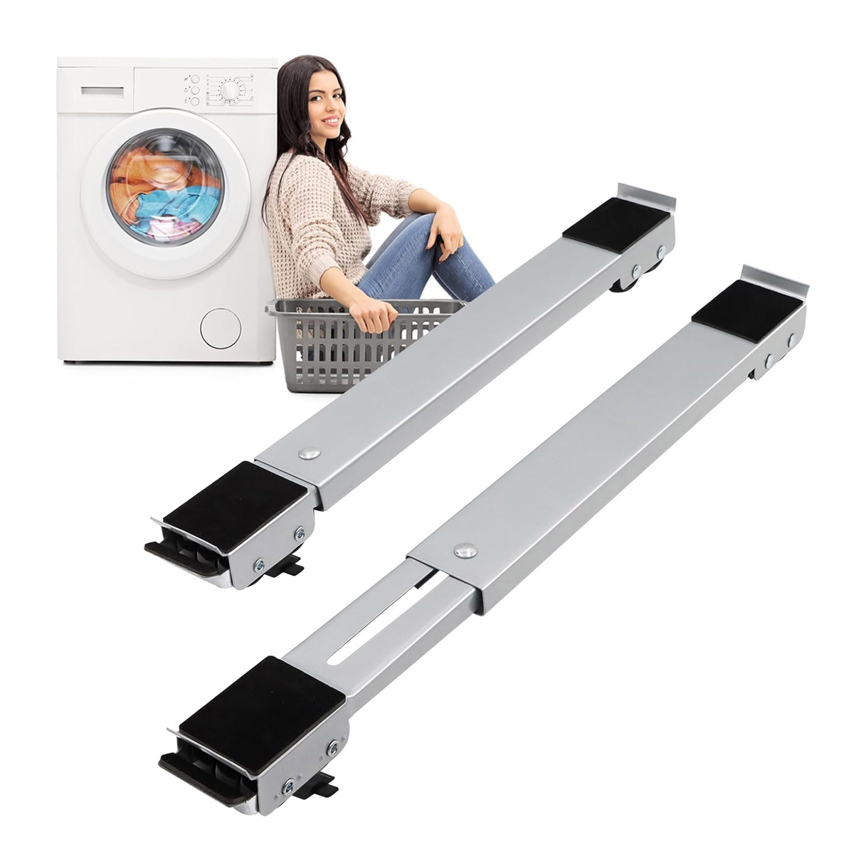 Heavy Equipment Washing - Roda Peralatan Furnitur yang Dapat Diperpanjang,
