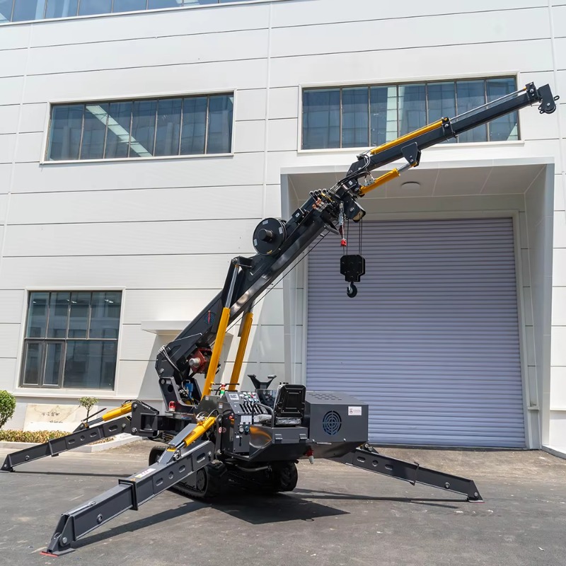 Mini Spider Crane Mesin Hidrol - Heavy Equipment Lift ulasan dan harga