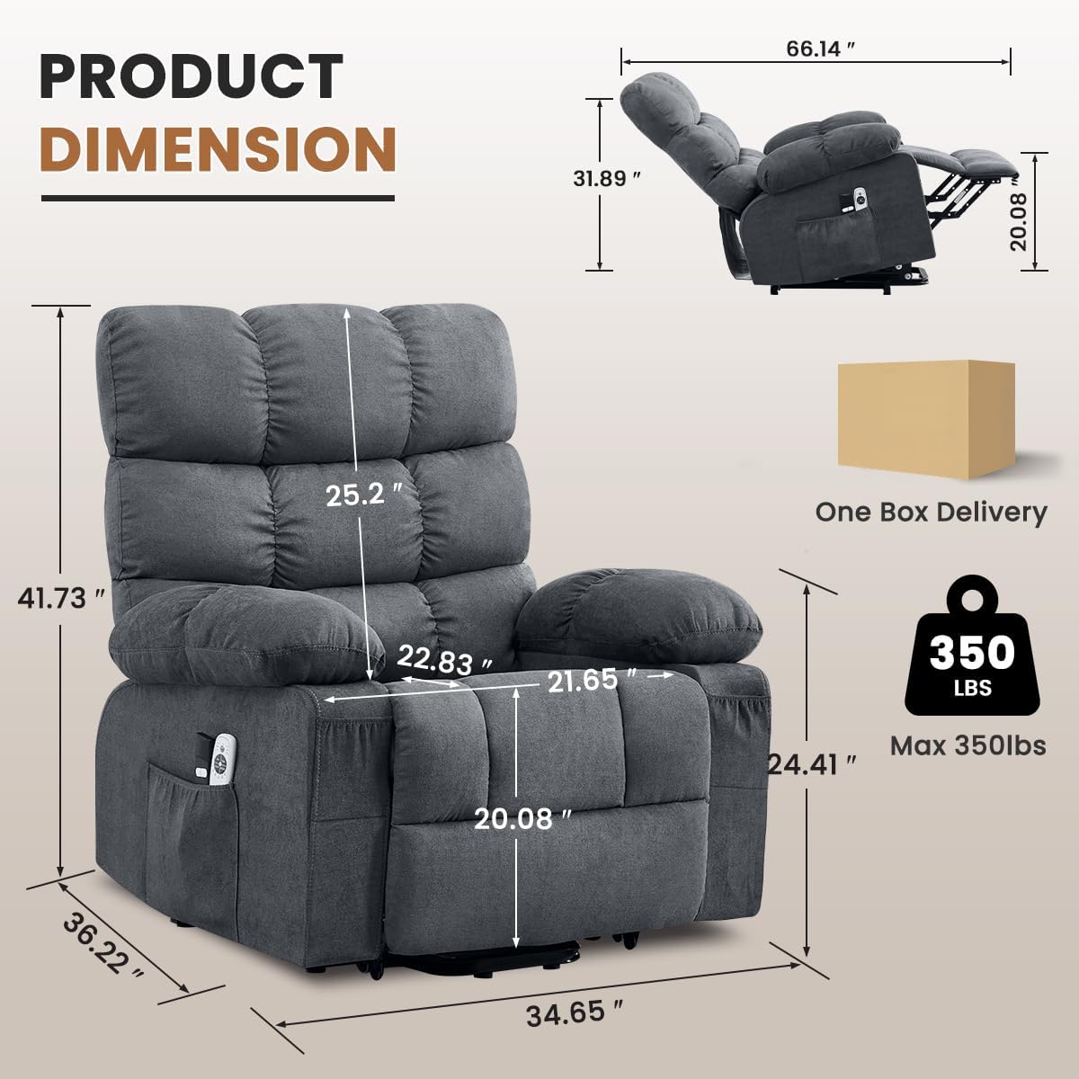 Kursi Recliner Elektrik untuk  - Heavy Equipment Lift ulasan dan harga
