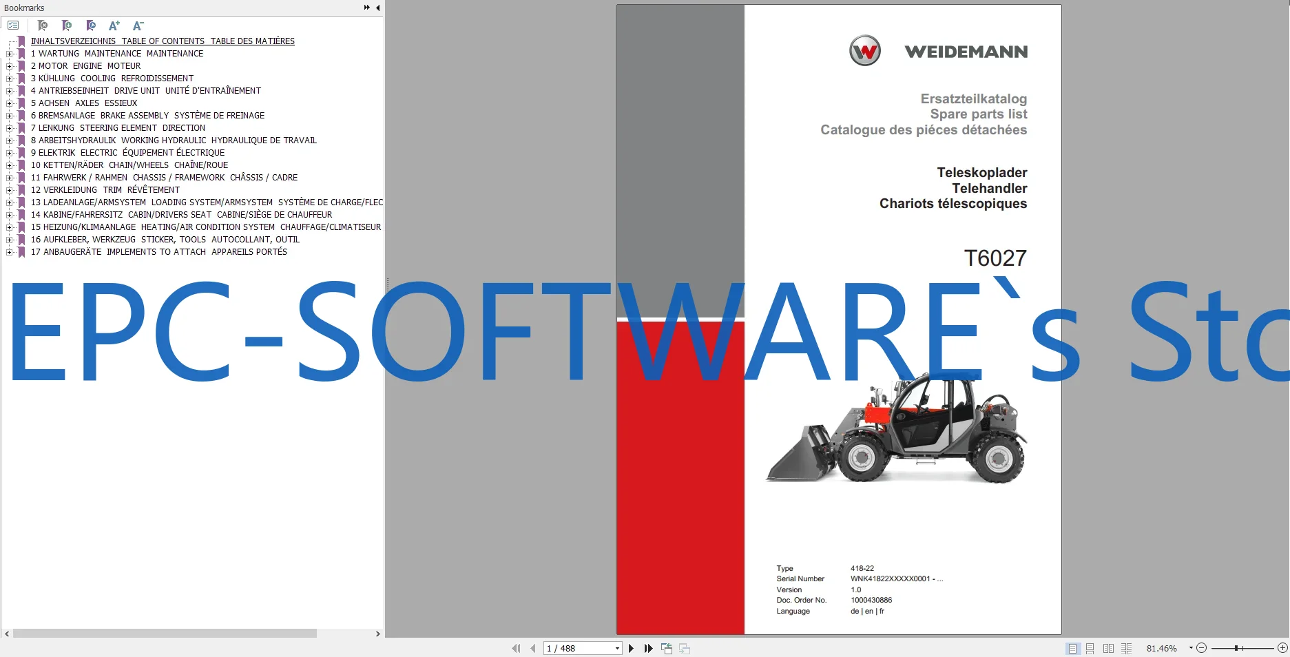 EPC-SOFTWARE Weidemann Katalog - Heavy Equipment Software ulasan dan harga