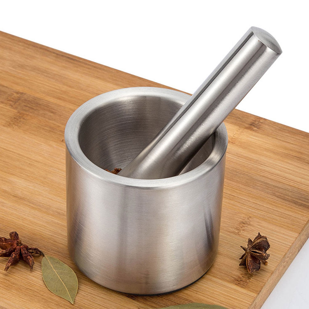 1Set Set Mortar dan Pestle Baj - Heavy Equipment Grinder ulasan dan harga