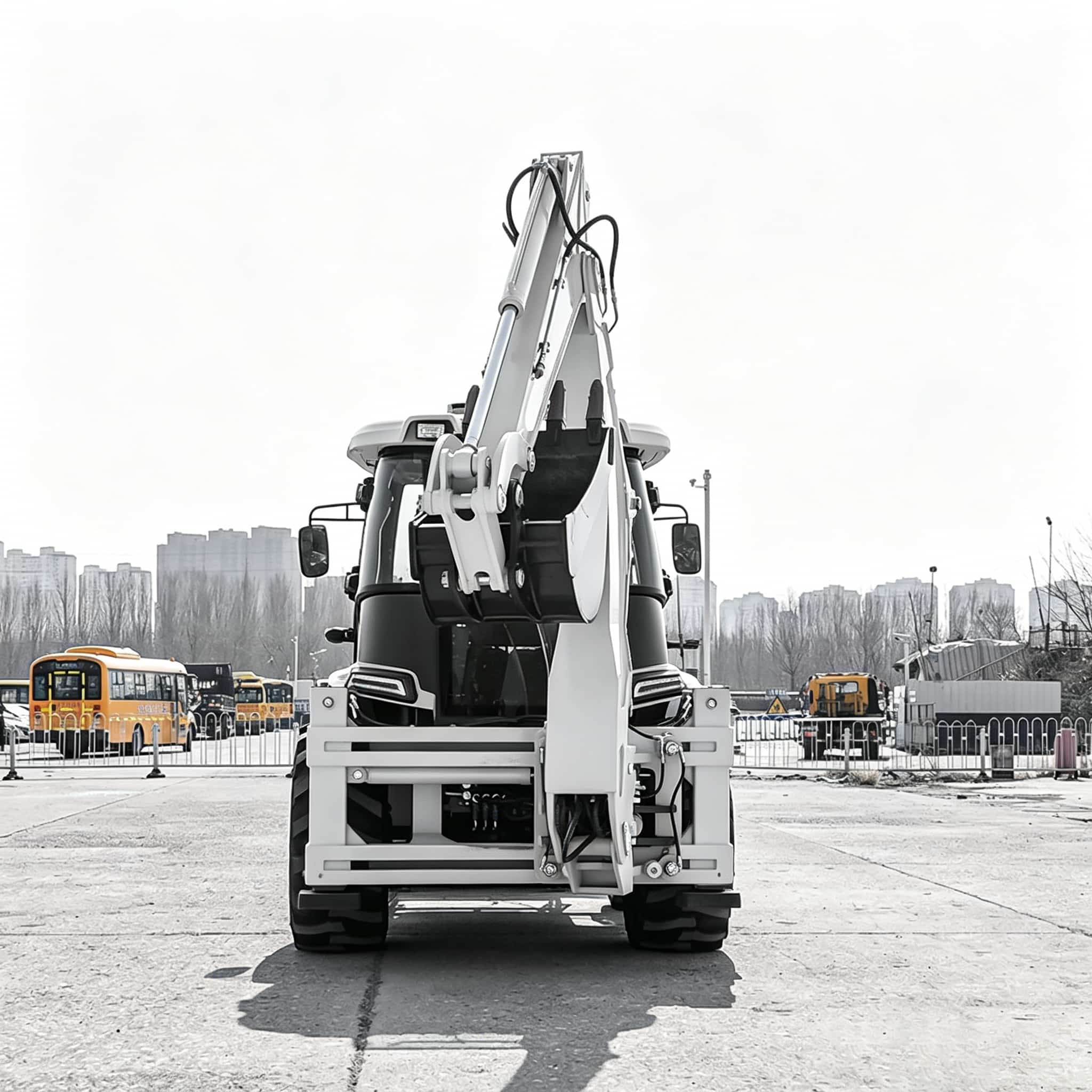 Backhoe Loader Bersertifikasi  - Heavy Equipment Grinder ulasan dan harga
