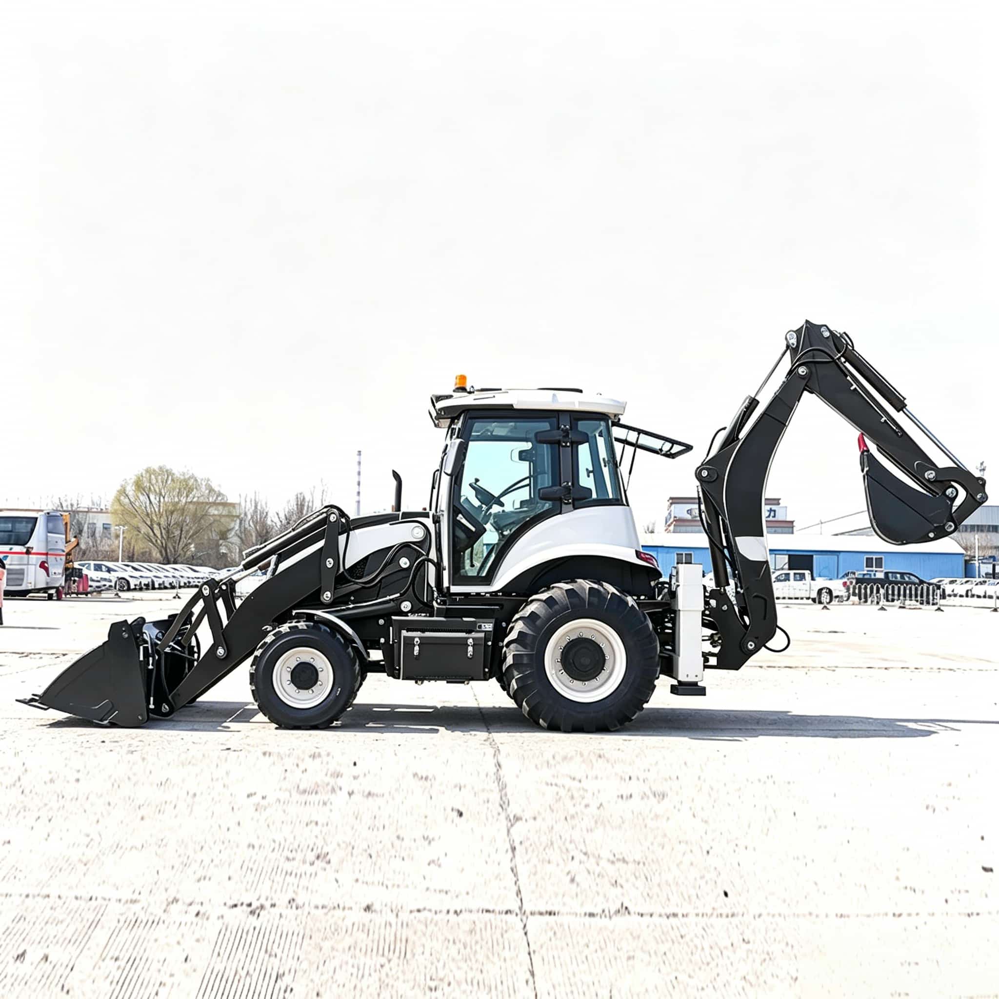Backhoe Loader Bersertifikasi  - Heavy Equipment Grinder ulasan dan harga