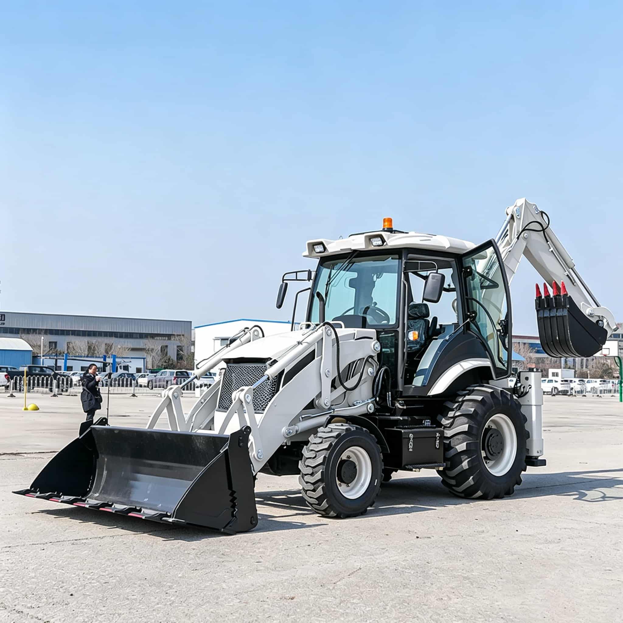 Backhoe Loader Bersertifikasi  - Heavy Equipment Grinder ulasan dan harga