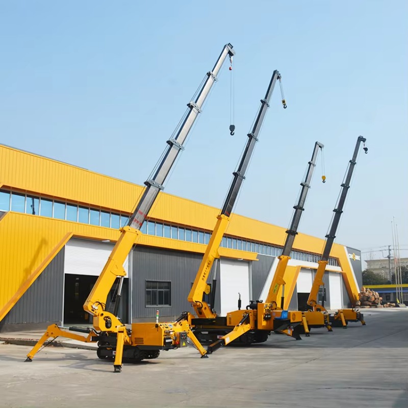 Crane Hidrolik 8T Tipe Spider, - Heavy Equipment Lift ulasan dan harga